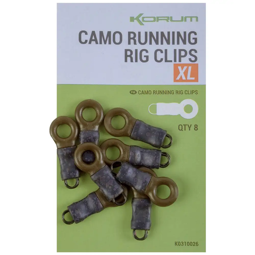 Korum Running Rig Clips, Camo XL 4 Korum Running Rig Clips, Camo XL – Bild 2
