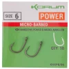 Korum Xpert Power Haken, Widerhaken 1 Korum Xpert Power Haken, Widerhaken -Korum Geschäft korum xpert power hook mirco barbed 1