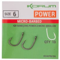 Korum Geschäft 15 Korum Xpert Power Haken, Widerhaken