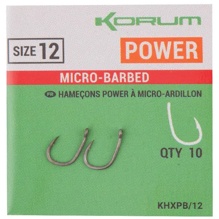 Korum Xpert Power Haken, Widerhaken 5 Korum Xpert Power Haken, Widerhaken – Bild 3